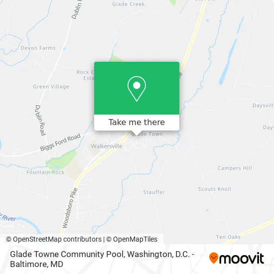 Mapa de Glade Towne Community Pool