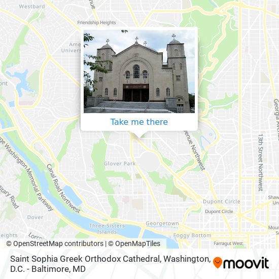 Saint Sophia Greek Orthodox Cathedral map