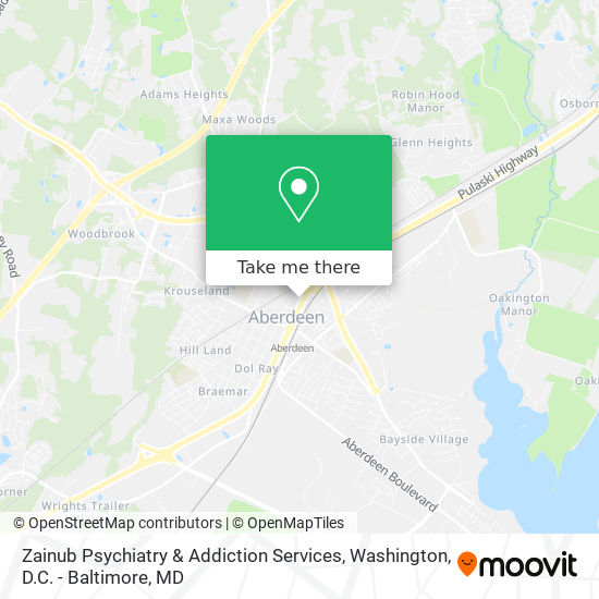 Mapa de Zainub Psychiatry & Addiction Services