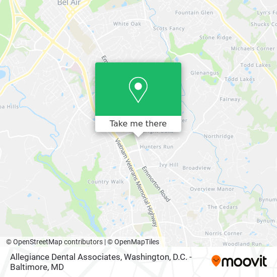 Allegiance Dental Associates map