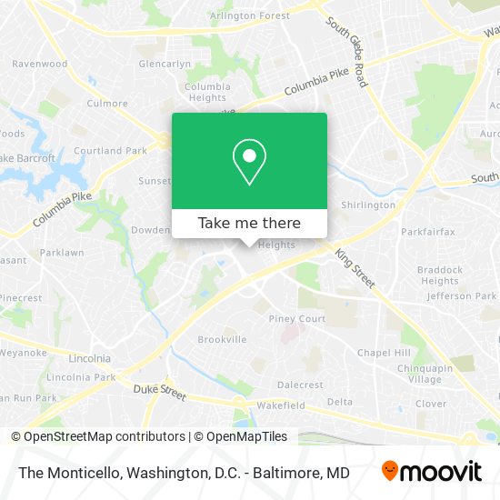 The Monticello map