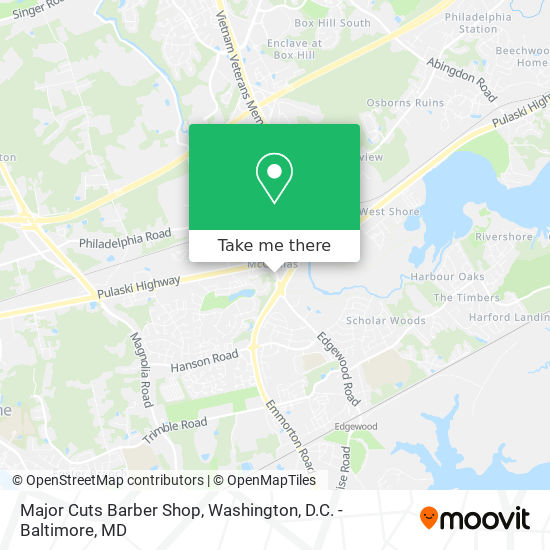 Major Cuts Barber Shop map