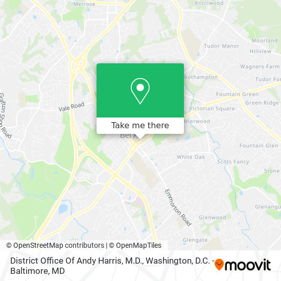 Mapa de District Office Of Andy Harris, M.D.