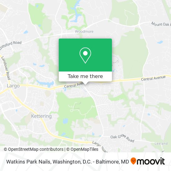 Mapa de Watkins Park Nails