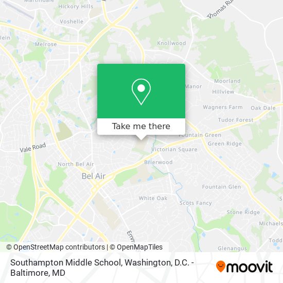 Southampton Middle School map