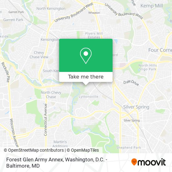 Mapa de Forest Glen Army Annex