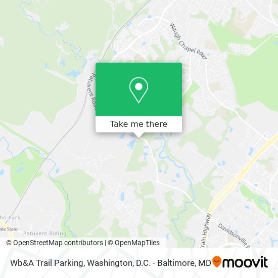 Mapa de Wb&A Trail Parking