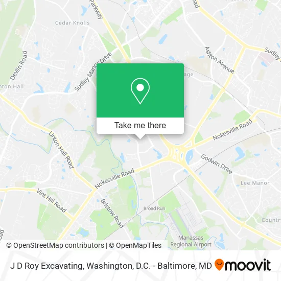 J D Roy Excavating map