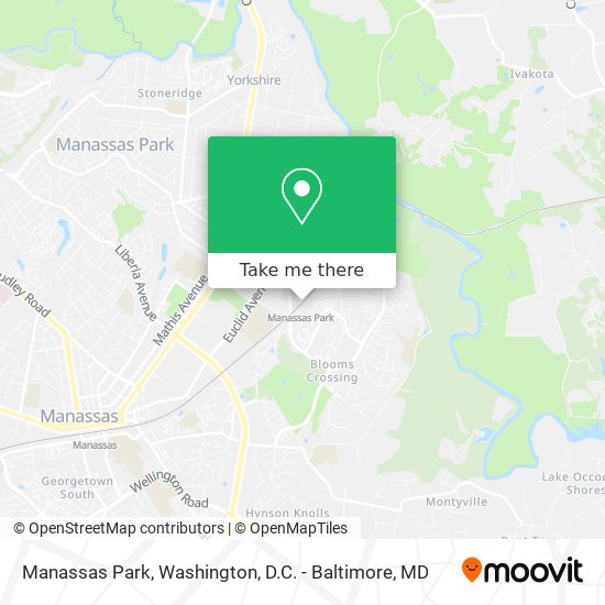 Mapa de Manassas Park