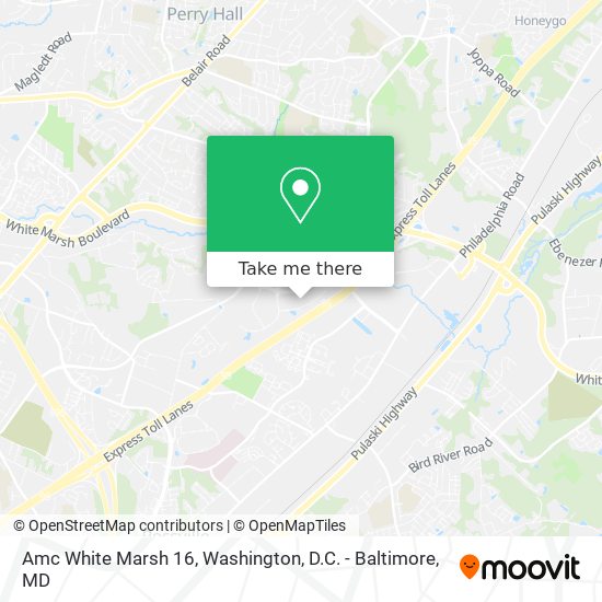 Mapa de Amc White Marsh 16