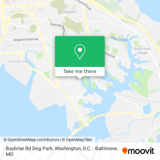 Mapa de Baybriar Rd Dog Park