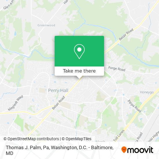 Thomas J. Palm, Pa map