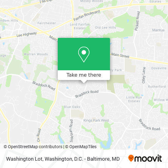 Mapa de Washington Lot