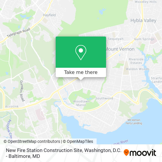 Mapa de New Fire Station Construction Site