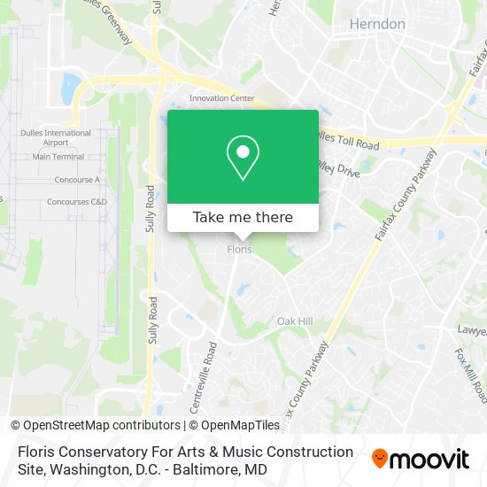 Floris Conservatory For Arts & Music Construction Site map