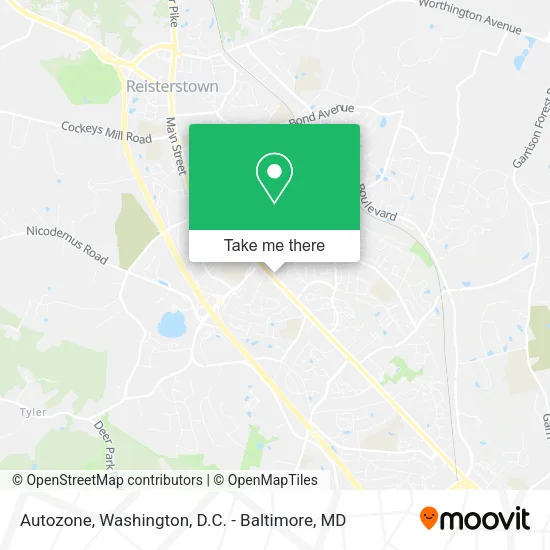 Autozone map