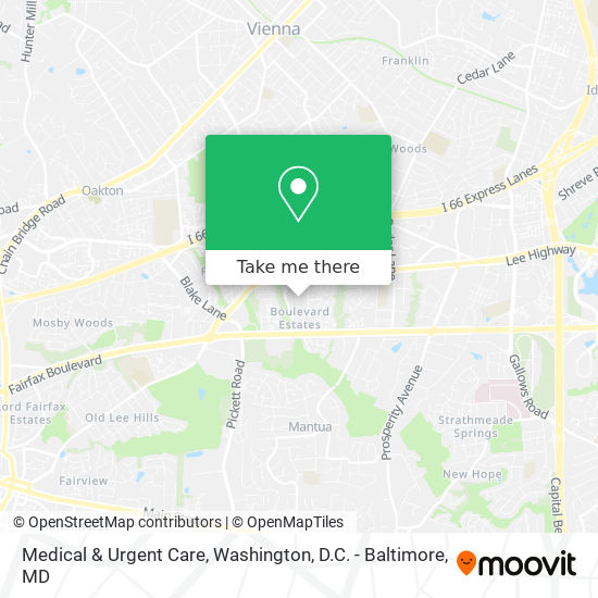 Medical & Urgent Care map