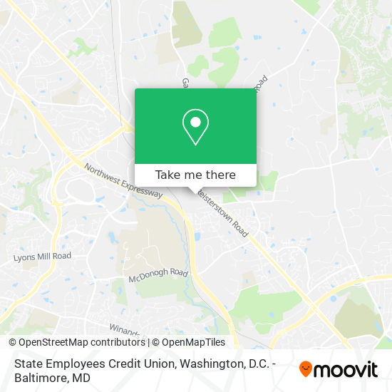 State Employees Credit Union map