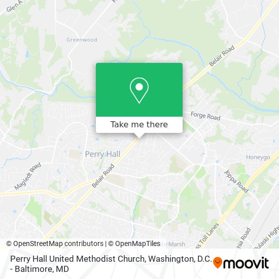 Perry Hall United Methodist Church map
