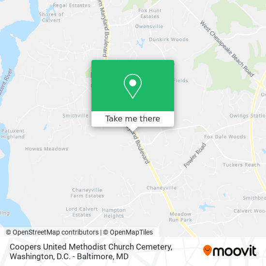 Coopers United Methodist Church Cemetery map