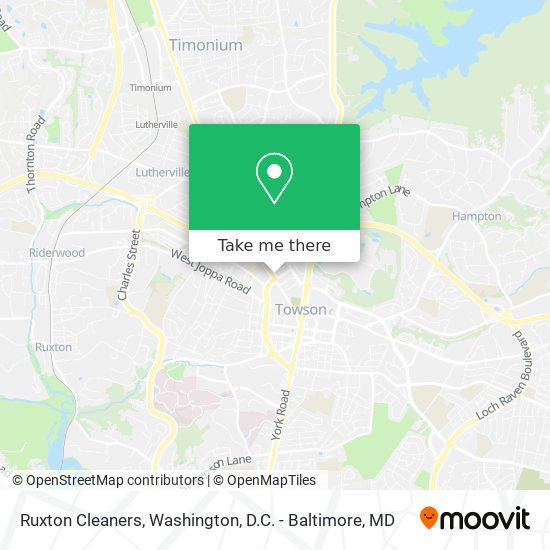 Mapa de Ruxton Cleaners