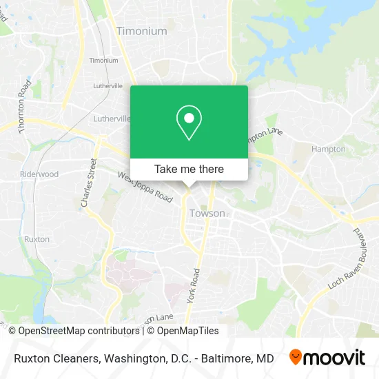 Ruxton Cleaners map