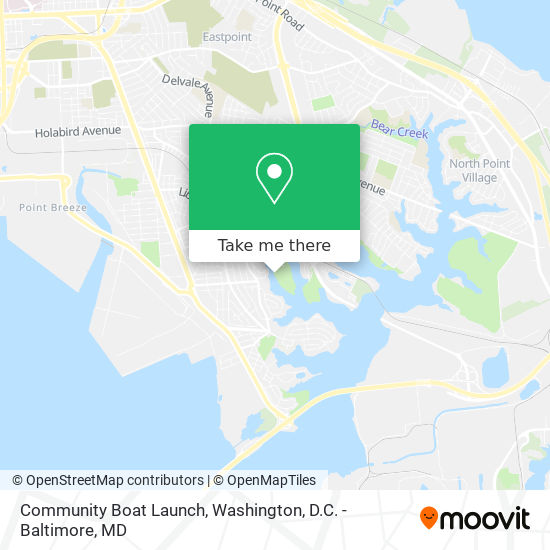 Community Boat Launch map