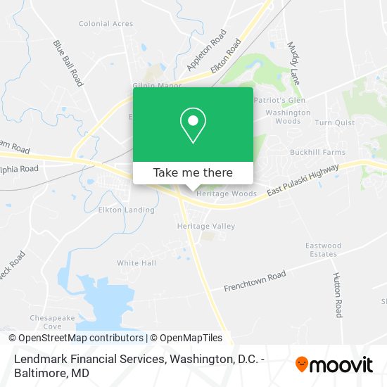 Mapa de Lendmark Financial Services