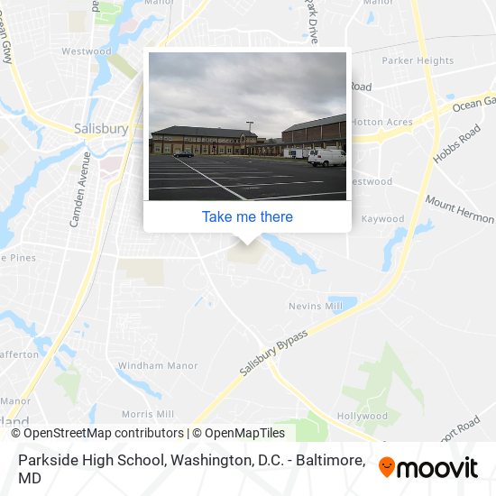 Mapa de Parkside High School