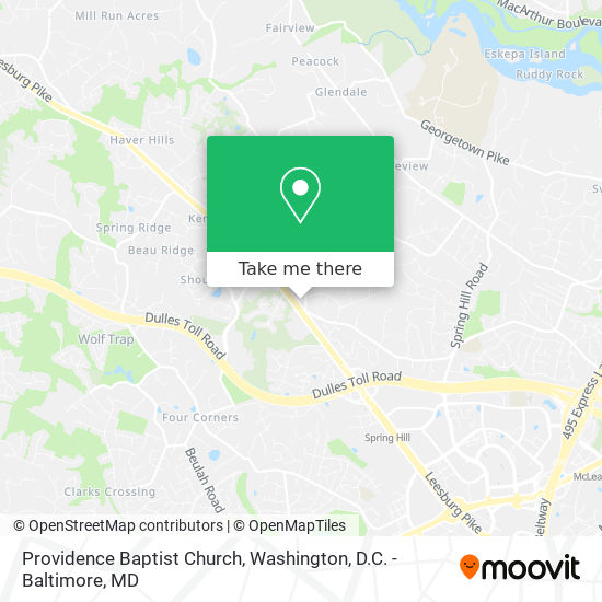 Providence Baptist Church map