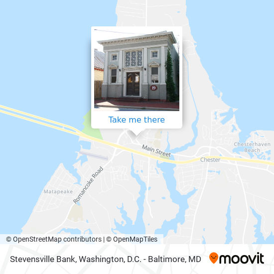 Stevensville Bank map
