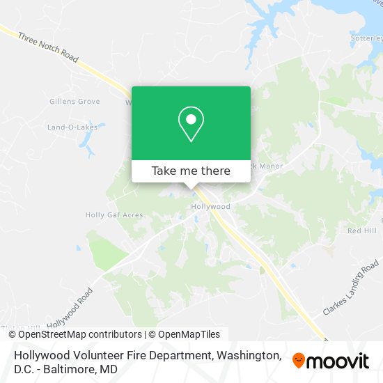 Mapa de Hollywood Volunteer Fire Department