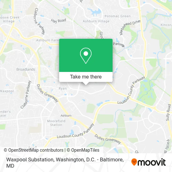Waxpool Substation map