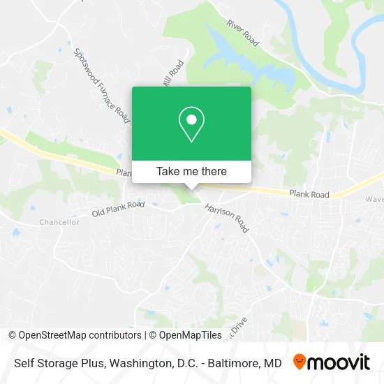 Self Storage Plus map