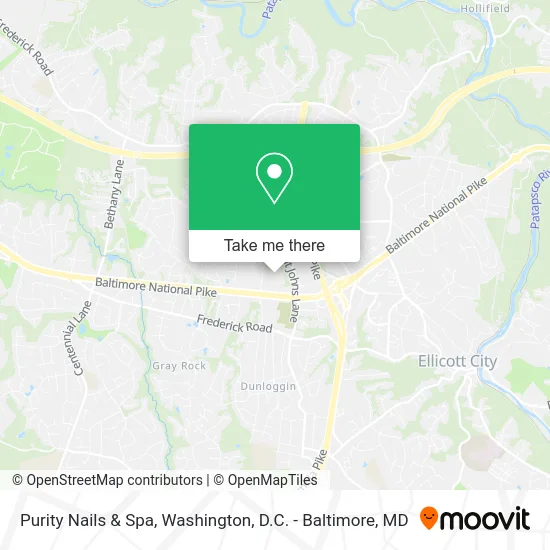 Purity Nails & Spa map