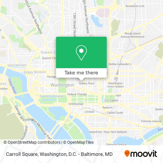 Carroll Square map