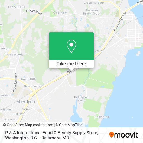 P & A International Food & Beauty Supply Store map