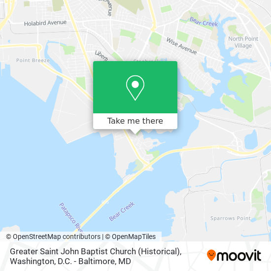 Mapa de Greater Saint John Baptist Church (Historical)