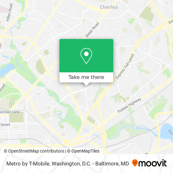 Metro by T-Mobile map