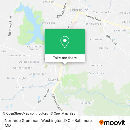 Northrop Grumman map