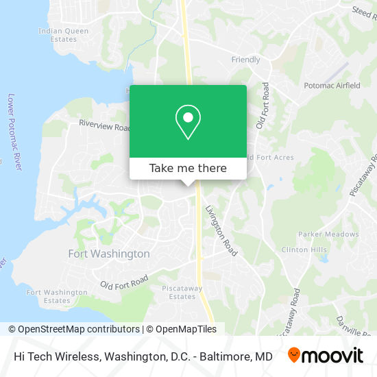 Mapa de Hi Tech Wireless
