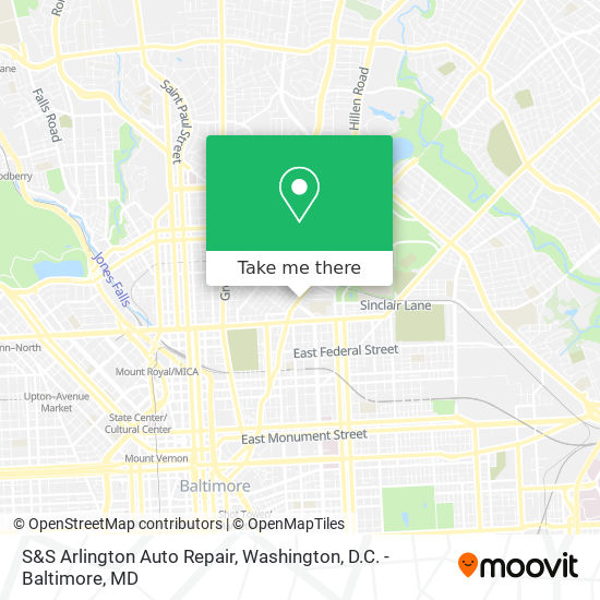 S&S Arlington Auto Repair map