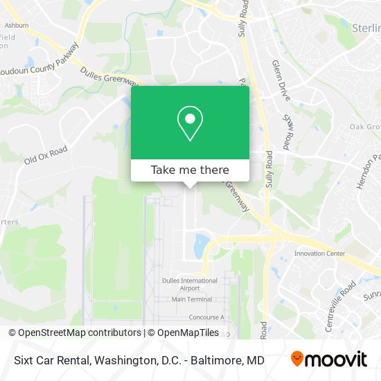 Sixt Car Rental map