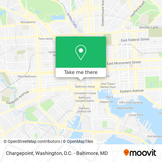 Mapa de Chargepoint