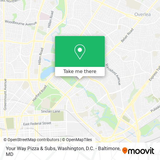 Your Way Pizza & Subs map