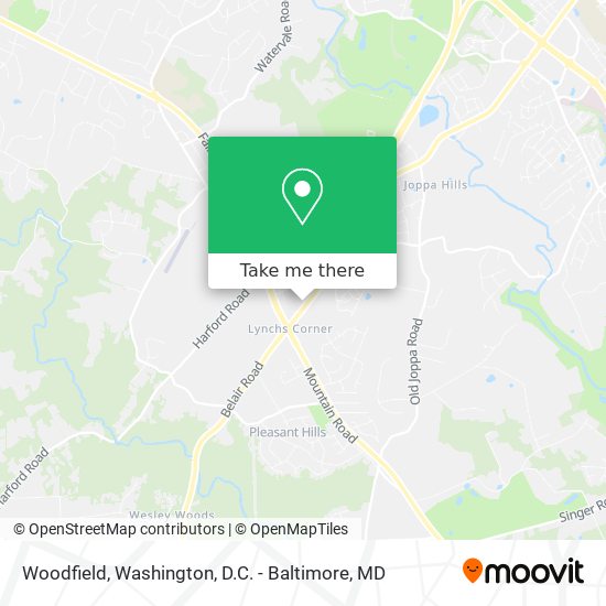 Woodfield map