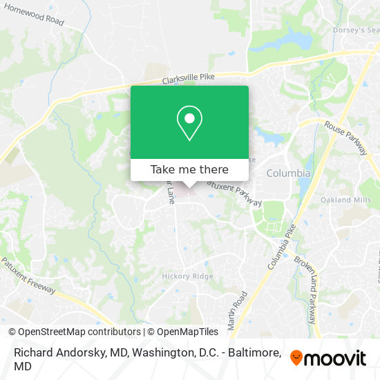 Mapa de Richard Andorsky, MD