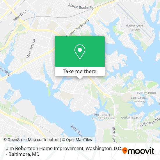 Mapa de Jim Robertson Home Improvement