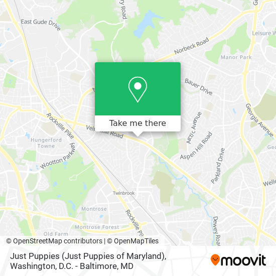 Just Puppies (Just Puppies of Maryland) map