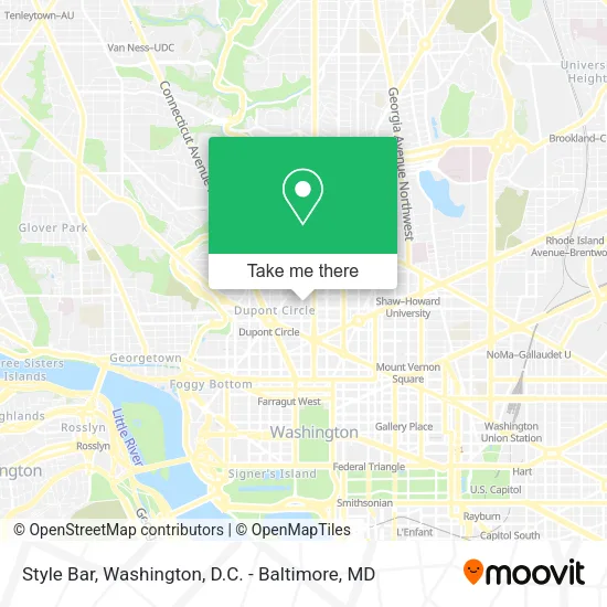 Mapa de Style Bar